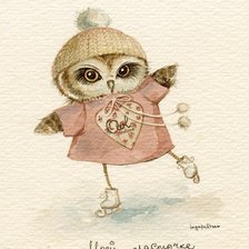 Схема вышивки «Совушка»