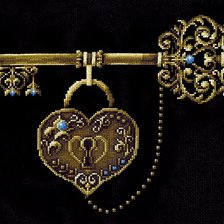 Схема вышивки «Ключ к счастью»