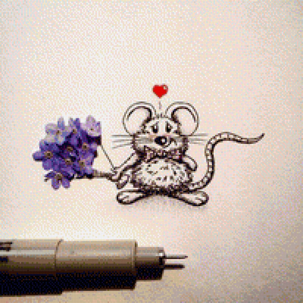 мышонок - мыш - предпросмотр