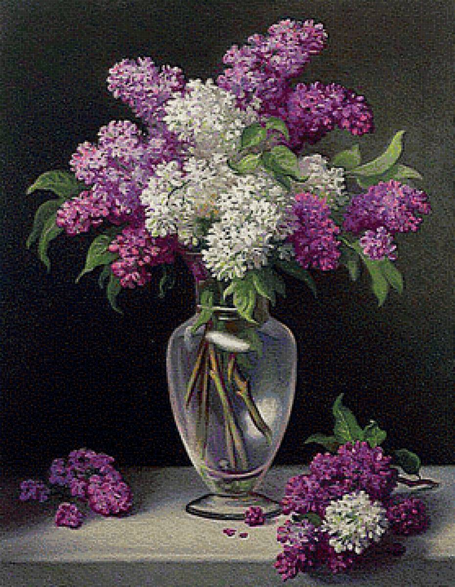 Сирень - сирень, цветы, ваза - предпросмотр