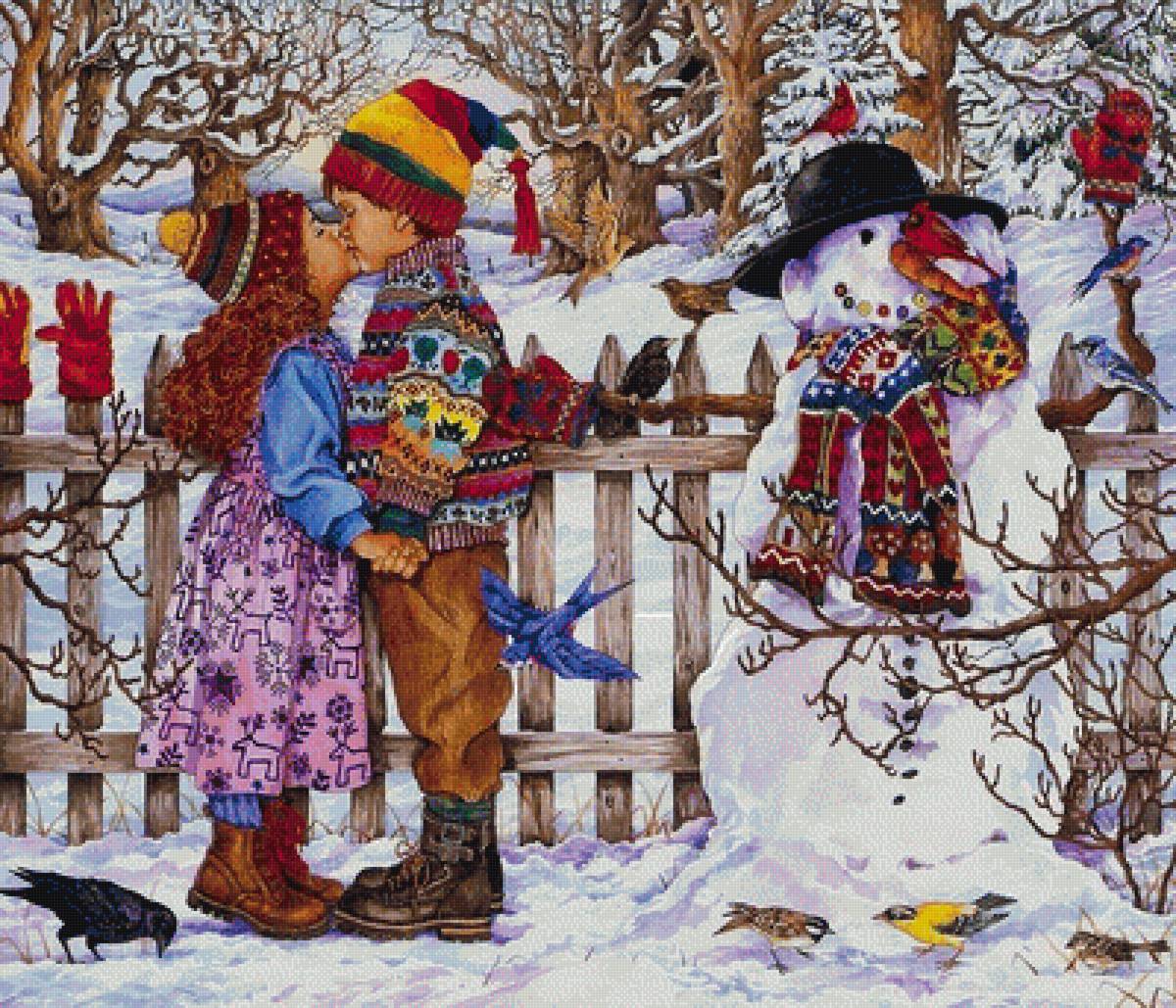 первый поцелуй - предпросмотр