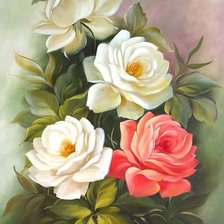 Схема вышивки «Розы»