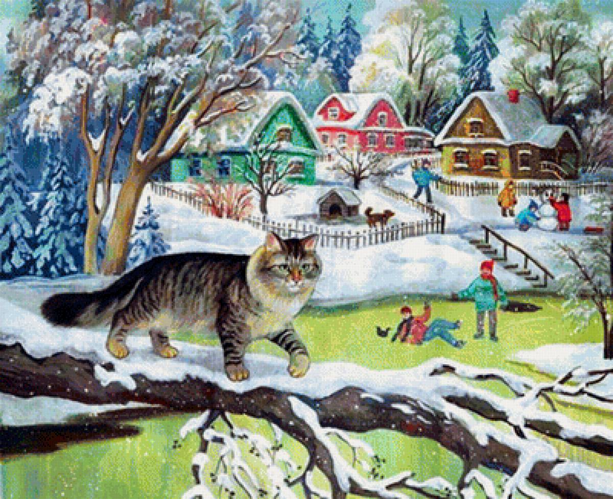 Картины Татьяны Родионовой коты