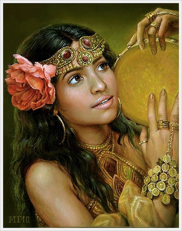 Цыганка - цыганка, девушка - оригинал