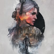 Схема вышивки «The Witcher 3»