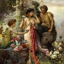 Схема вышивки «живопись»