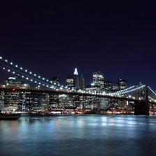 Оригинал схемы вышивки «Бруклинский мост. Нью-йорк» (№1384973)