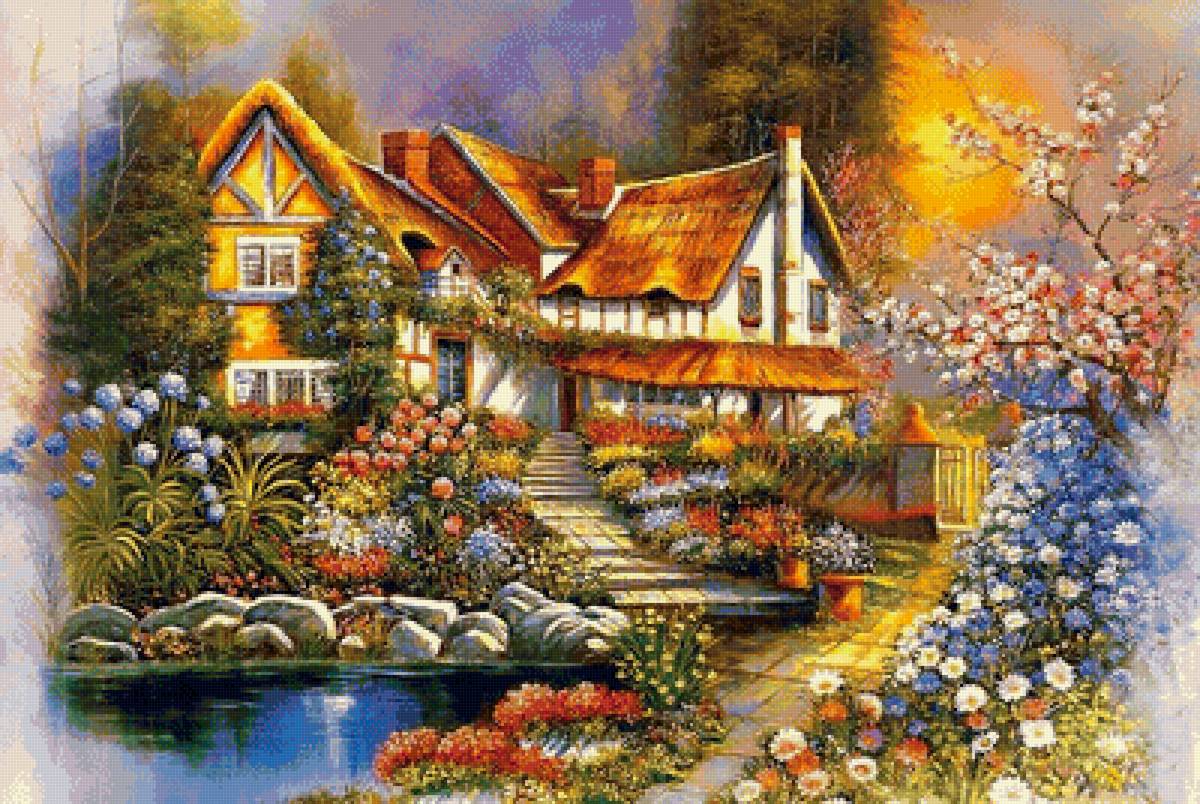 пора цветения - картина, пейзаж, природа - предпросмотр