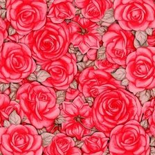 Оригинал схемы вышивки «подушка "розы"» (№1385582)