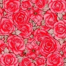 Схема вышивки «подушка "розы"»