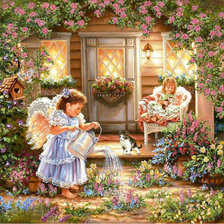 Схема вышивки «АНГЕЛЫ»