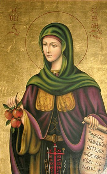 св. Ирина - икона, святая, ирина - оригинал