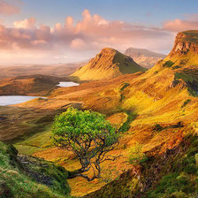 Схема вышивки «Мыс Троттернищ на острове Скай.»