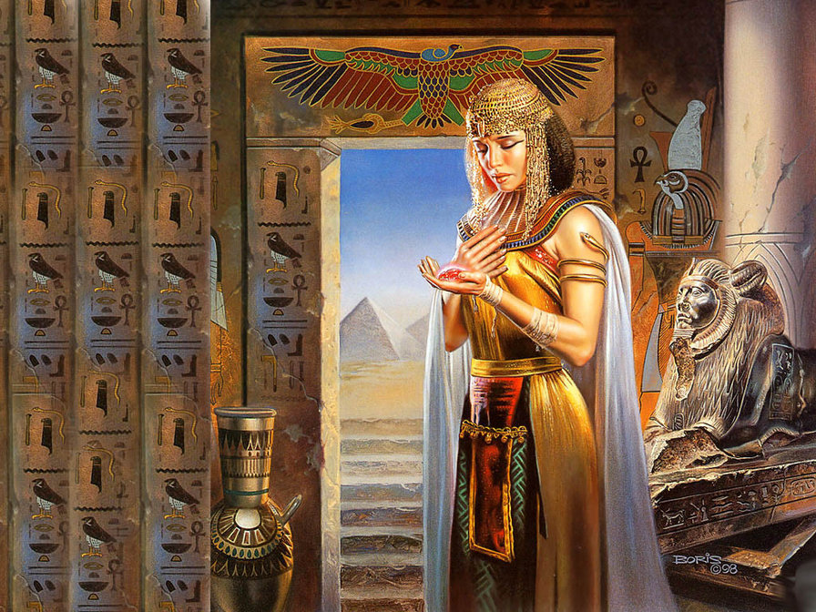 Египет - царица, египет - оригинал