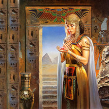 Оригинал схемы вышивки «Египет» (№1386871)