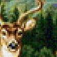 Предпросмотр схемы вышивки «олени» (№1388278)
