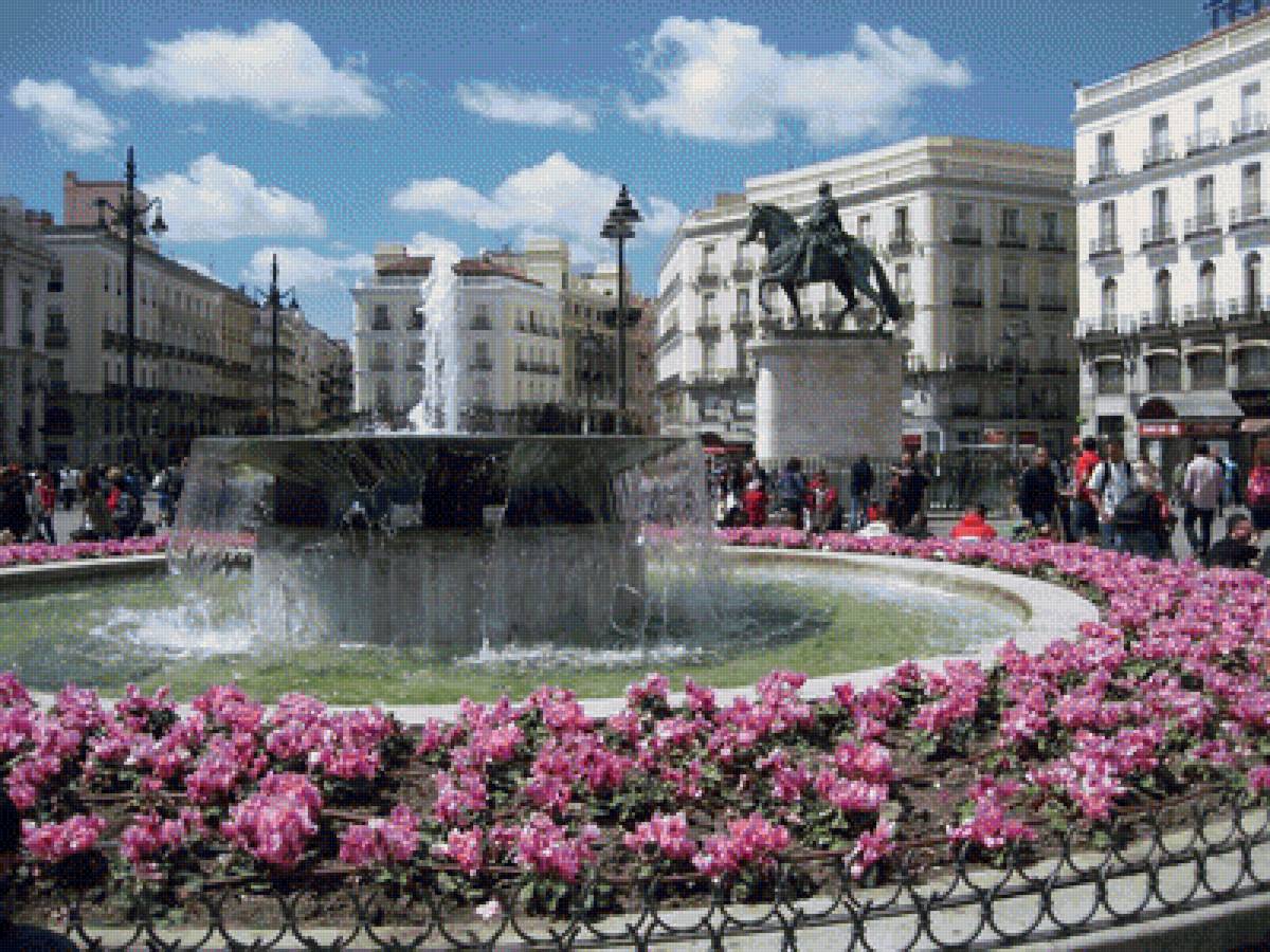 Фонтан. Мадрид - мадрид. испания - предпросмотр