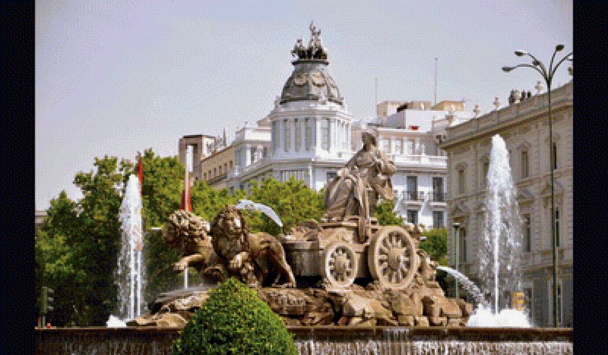 Фонтан. - мадрид. испания - предпросмотр