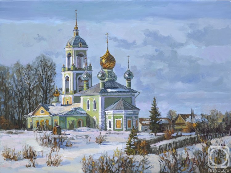 Храм - природа, картина, живопись, храм - оригинал