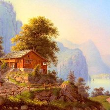 домик в горах