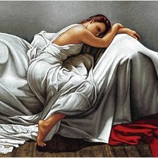 Оригинал схемы вышивки «Спящая красавица» (№1390680)