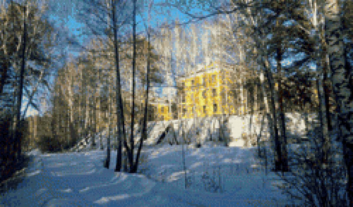 Мороз и солнце - зима, солнечный день, снег - предпросмотр