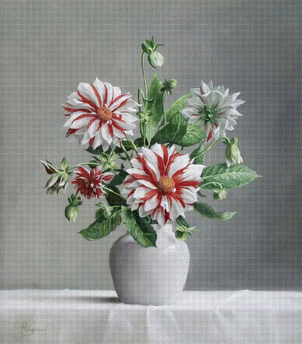 букет в вазе - предпросмотр