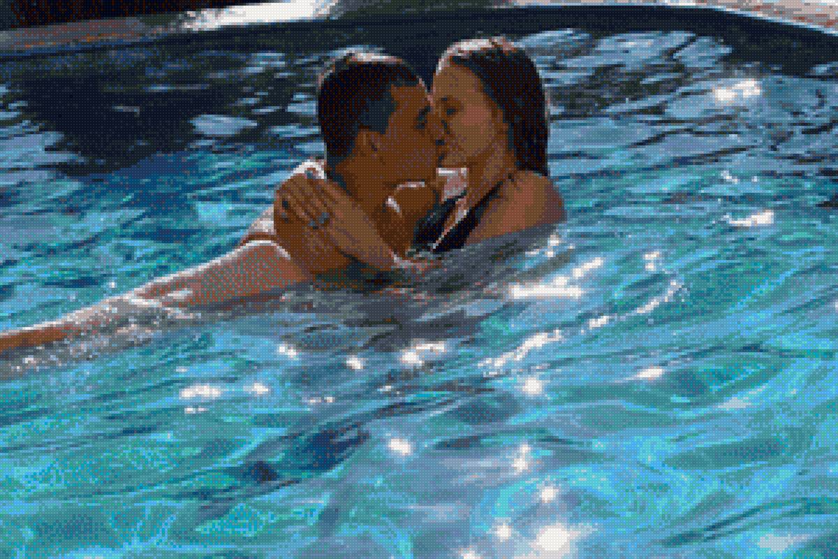 Пара в бассейне (Туняпродакш) - туняпродакш, пара, бассейн - предпросмотр