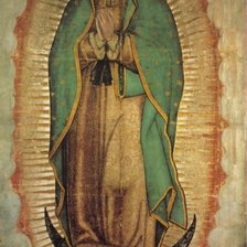 Схема вышивки «virgen de Guadalupe»