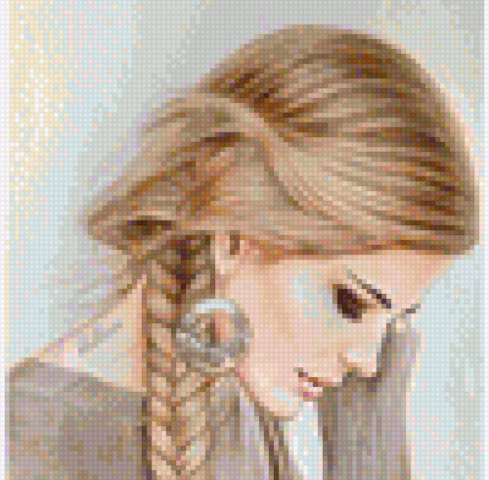 Женщина - девушка, туняпродакш, эскиз - предпросмотр