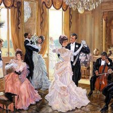 Схема вышивки «НА БАЛУ»