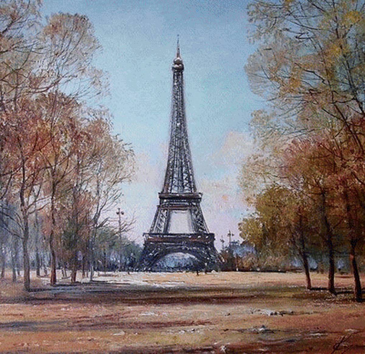 Эйфелева башня - париж, башня, франция - предпросмотр