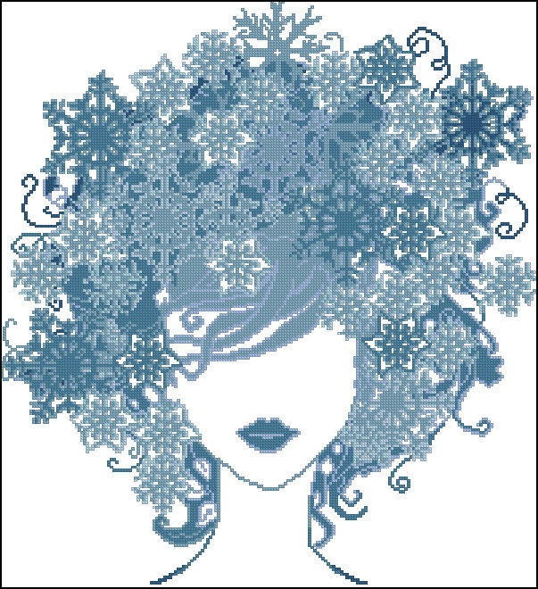 Девушка Зима - девушка, зима - оригинал