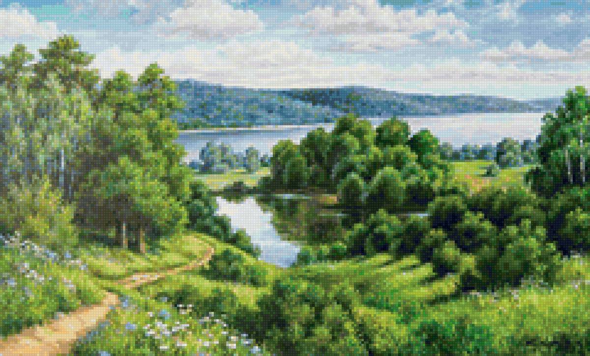 Голубые дали - лето - предпросмотр