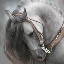 Схема вышивки «Конь»