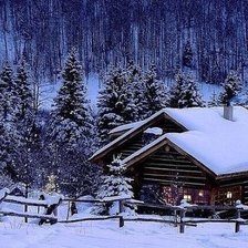 Схема вышивки «избушка»