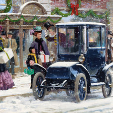 Схема вышивки «Предновогодние хлопоты»