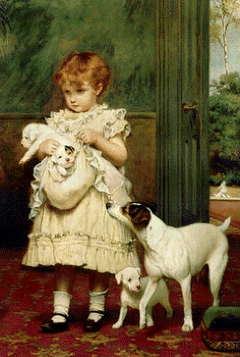 №1396092 - собаки, дети, животные - предпросмотр