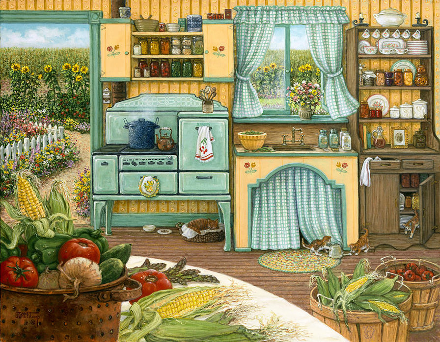 Сбор урожая - кухня - оригинал