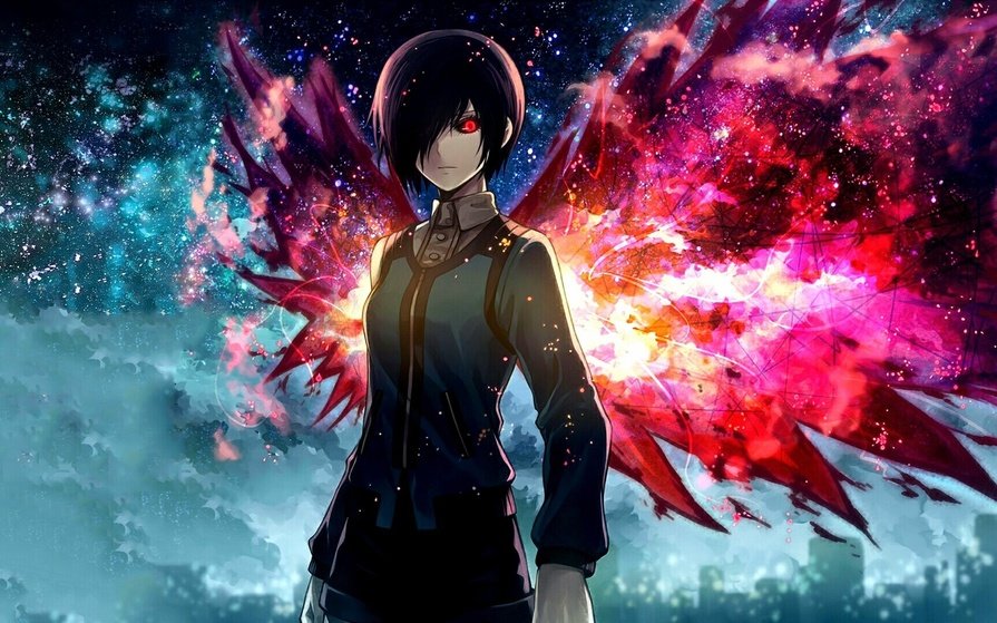 Тока - тока, токийский гуль, аниме - оригинал