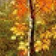 Предпросмотр схемы вышивки «осень в лесу» (№1396908)