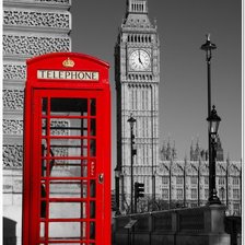 Оригинал схемы вышивки «Лондонская телефонная будка» (№1397000)