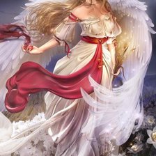 Схема вышивки «ангел2»