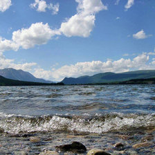 Схема вышивки «море»