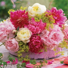 Схема вышивки «цветы»