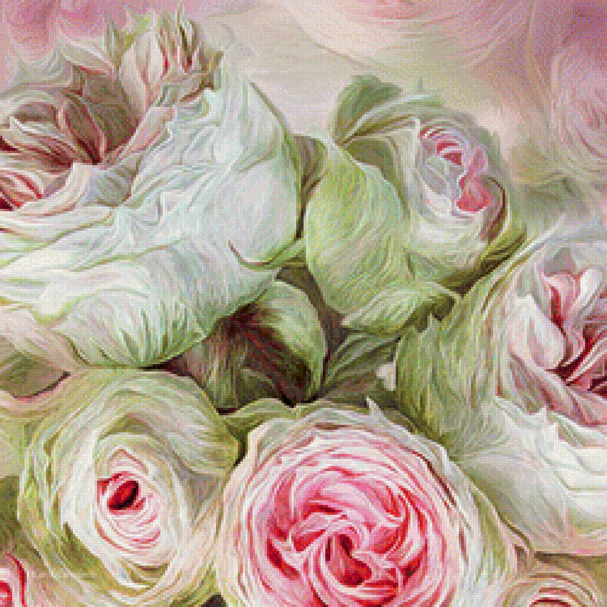 розы2 Керол Каваларис - картина, цветы - предпросмотр