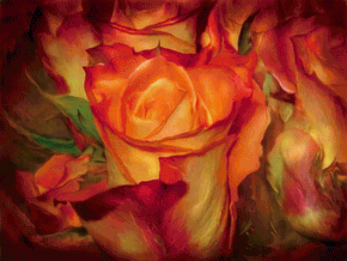 розы3 Керол Каваларис - цветы, картина - предпросмотр