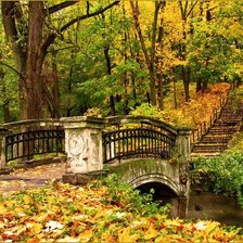 Схема вышивки «Парк»