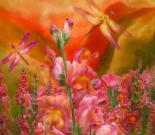 цветы - цветы, картина - оригинал