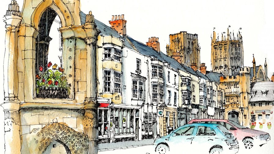 Город - город, живопись - оригинал